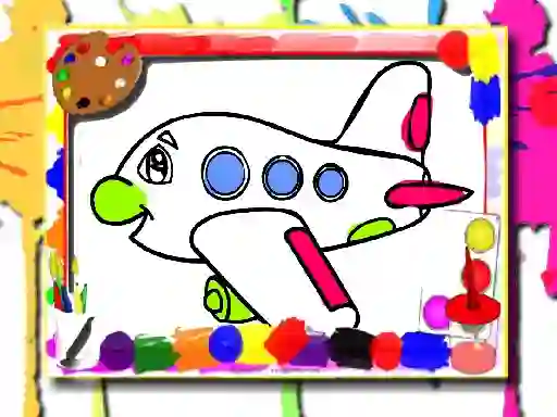 Airplane Coloring Book — δωρεάν online παιχνίδι