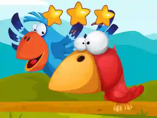 Fun Birds Hidden Stars — δωρεάν online παιχνίδι