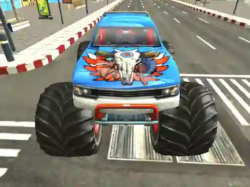 Monster Truck City Parking — δωρεάν online παιχνίδι