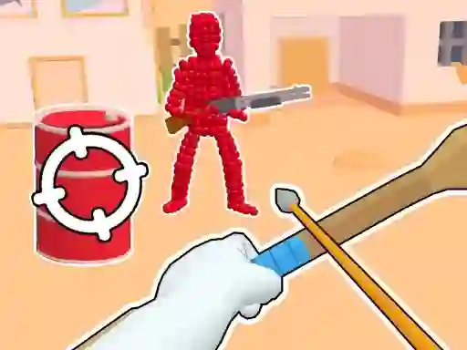 Stickman Archer: Shooting Arrows at Reds — δωρεάν online παιχνίδι
