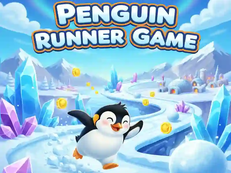 Penguin Runner Game — δωρεάν online παιχνίδι
