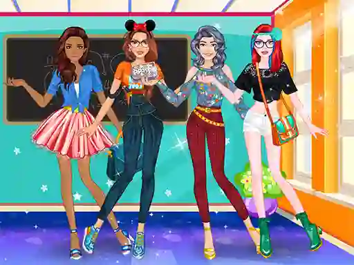 High School Dress Up For Girls — δωρεάν online παιχνίδι