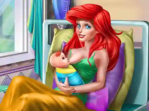 Princess Mermaid Mommy Birth — δωρεάν online παιχνίδι