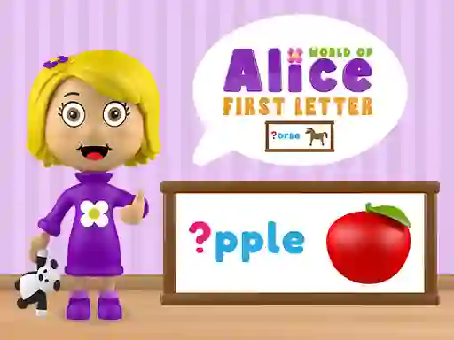 World of Alice First Letter — δωρεάν online παιχνίδι