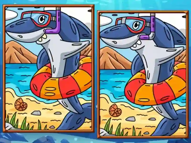 Marine Spot the Difference — δωρεάν online παιχνίδι