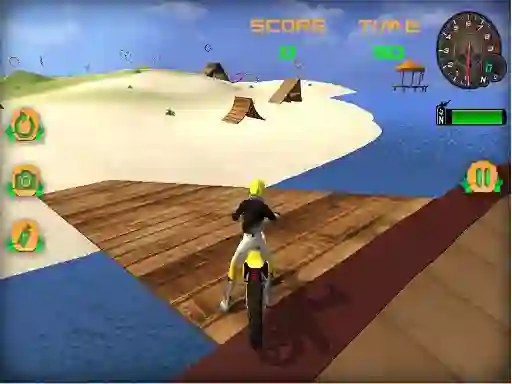 Moto Beach Jumping — δωρεάν online παιχνίδι