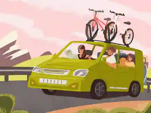 Family Travelling Jigsaw — δωρεάν online παιχνίδι