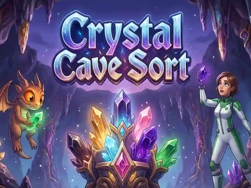 Crystal Cave Sort — δωρεάν online παιχνίδι