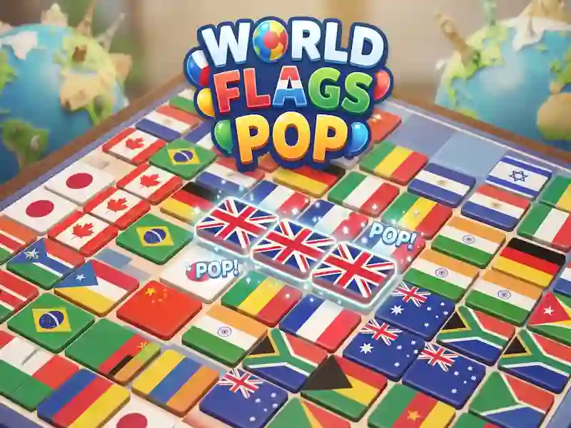 World Flags Pop — δωρεάν online παιχνίδι
