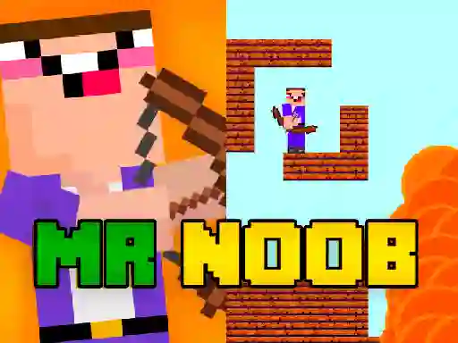 Mr Noob vs Zombies — δωρεάν online παιχνίδι