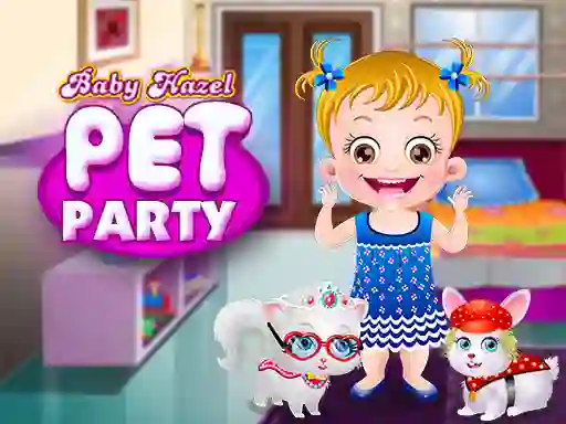 Baby Hazel pet party — δωρεάν online παιχνίδι