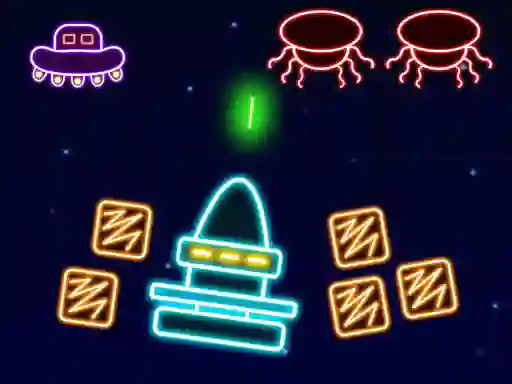 Neon Invaders — δωρεάν online παιχνίδι