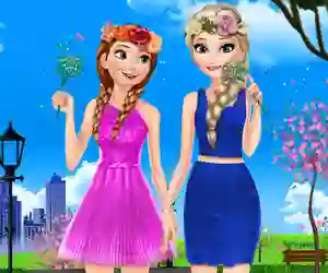 Sisters Spring Day — δωρεάν online παιχνίδι