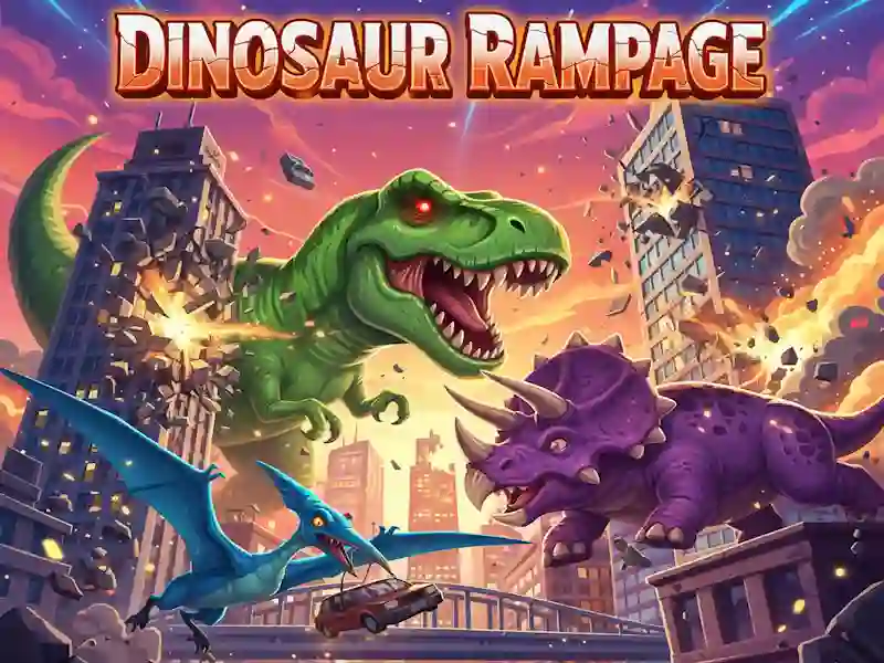 Dinosaur Rampage — δωρεάν online παιχνίδι