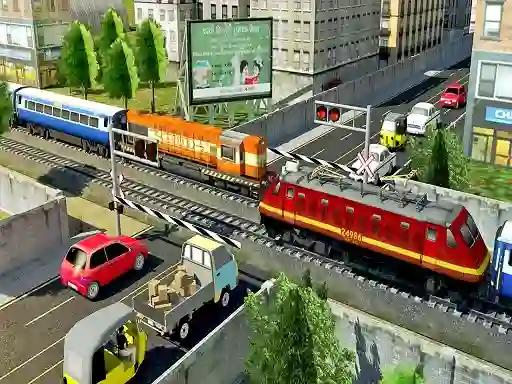 Modern Train Driving Simulator — δωρεάν online παιχνίδι
