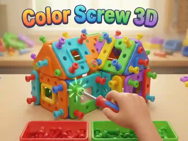 Color Screw 3D — δωρεάν online παιχνίδι