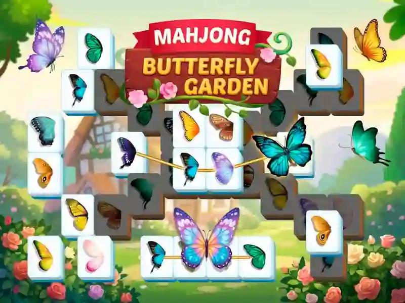 Mahjong Butterfly Garden — δωρεάν online παιχνίδι