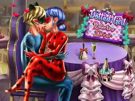Dotted Girl Valentine Dinner — δωρεάν online παιχνίδι