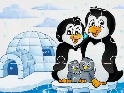 Penguins Jigsaw — δωρεάν online παιχνίδι