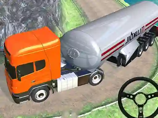 Off road oil tanker transport truck — δωρεάν online παιχνίδι