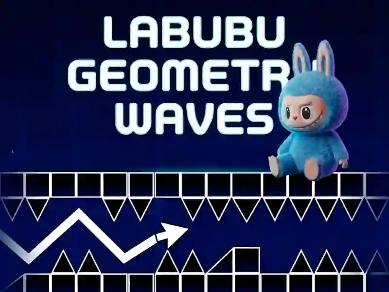 Labubu Geometry Waves — δωρεάν online παιχνίδι