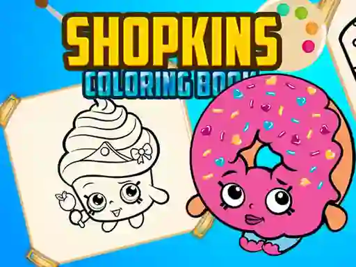 Shopkins Coloring Book — δωρεάν online παιχνίδι