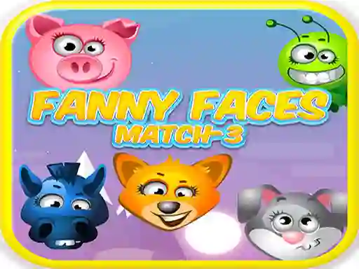 Funny Faces Match-3 — δωρεάν online παιχνίδι