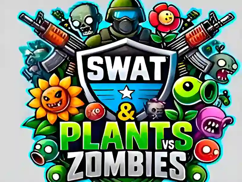 SWAT & Plants vs Zombies — δωρεάν online παιχνίδι