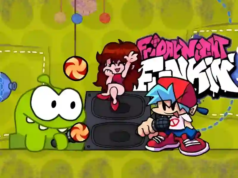 Friday Night Funkin VS Om Nom from Cut The Rope — δωρεάν online παιχνίδι