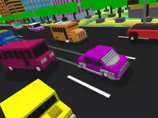 Blocky Highway Racing — δωρεάν online παιχνίδι