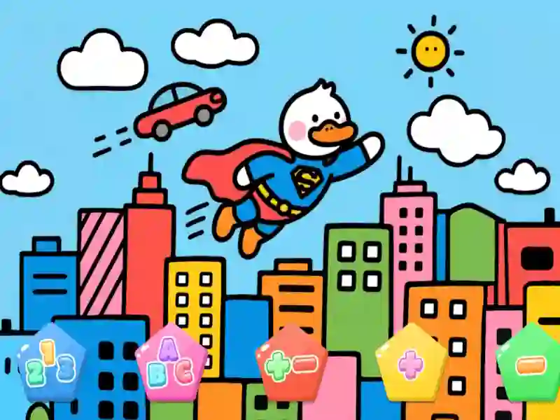 Color By Code Super Duck — δωρεάν online παιχνίδι