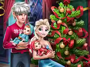 Elsa Family Christmas — δωρεάν online παιχνίδι