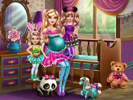 Barbie With Twins — δωρεάν online παιχνίδι