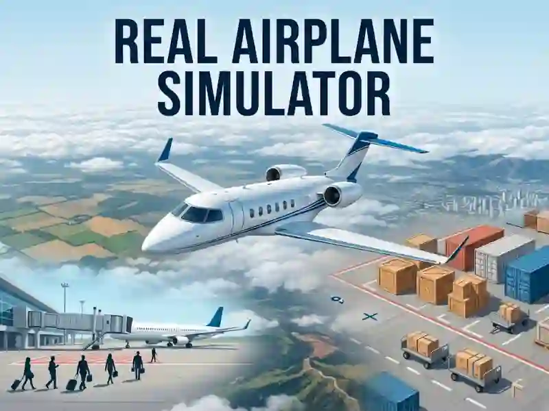 Real Airplane Simulator — δωρεάν online παιχνίδι