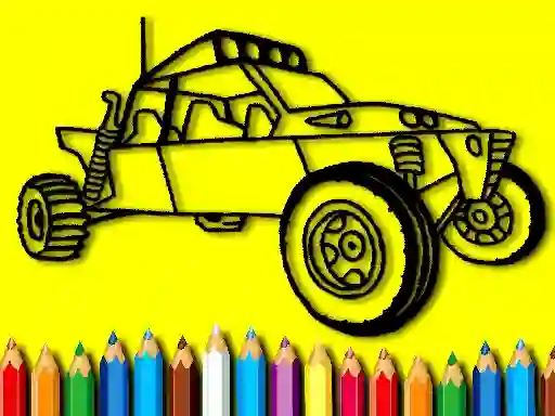 Back To School: Rally Car Coloring Book — δωρεάν online παιχνίδι