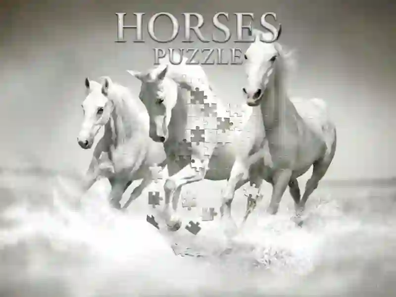 Horses Puzzle — δωρεάν online παιχνίδι