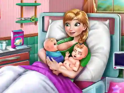 Ice Princess Twins Birth — δωρεάν online παιχνίδι