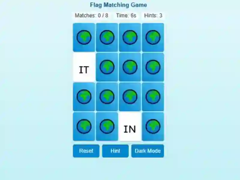 Memory Match Flag Edition — δωρεάν online παιχνίδι