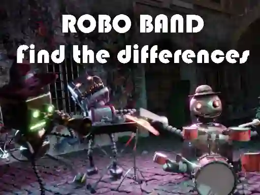 Robot Band - Find the Differences — δωρεάν online παιχνίδι