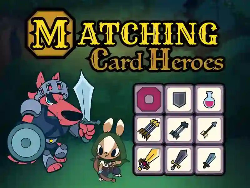 Matching Card Heroes — δωρεάν online παιχνίδι