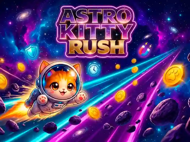 Astro Kitty Rush — δωρεάν online παιχνίδι