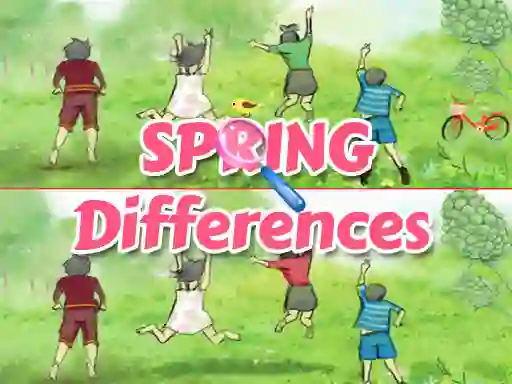 Spring Differences — δωρεάν online παιχνίδι