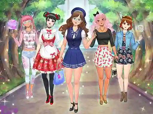 High School Anime Dress Up — δωρεάν online παιχνίδι