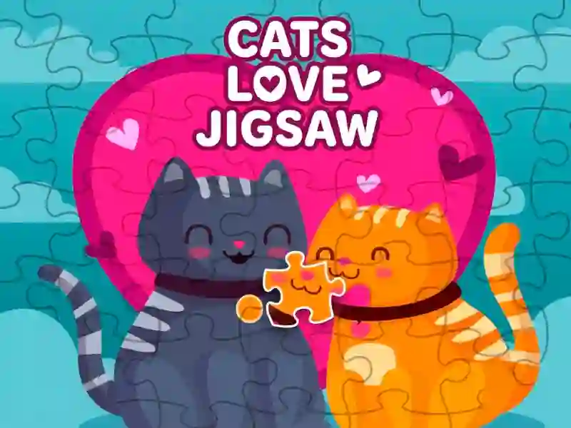 Cats love jigsaw — δωρεάν online παιχνίδι