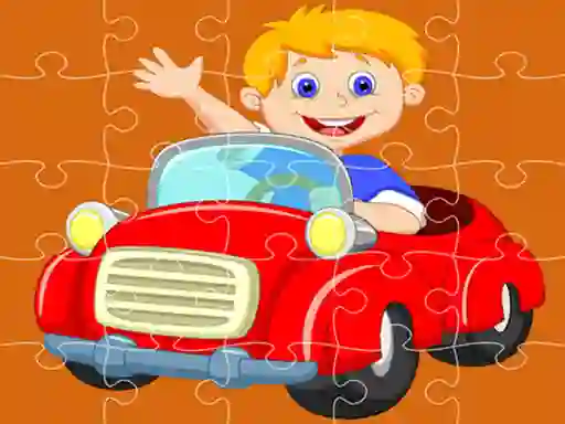 Pedal Cars Jigsaw — δωρεάν online παιχνίδι
