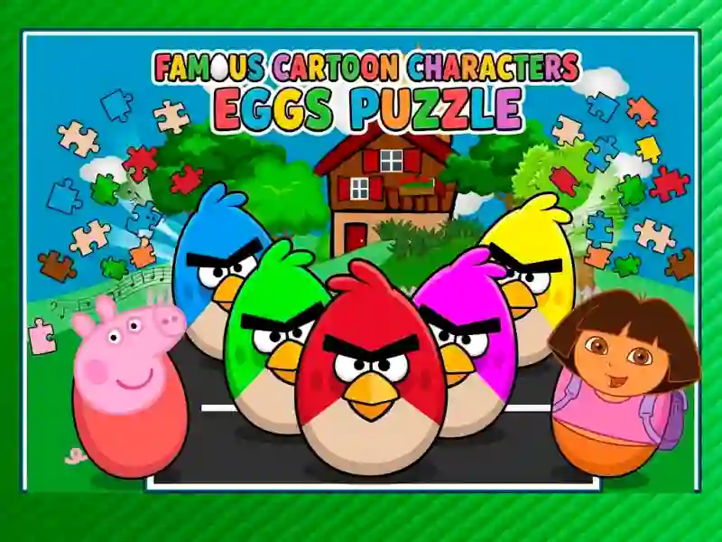 Famous Cartoon Characters Eggs — δωρεάν online παιχνίδι