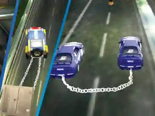 Chained Impossible Driving Police Cars — δωρεάν online παιχνίδι