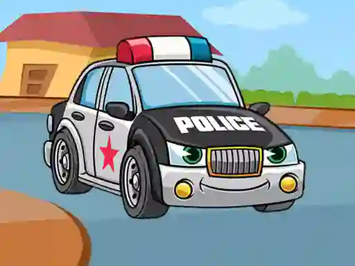 Police Cars Jigsaw — δωρεάν online παιχνίδι