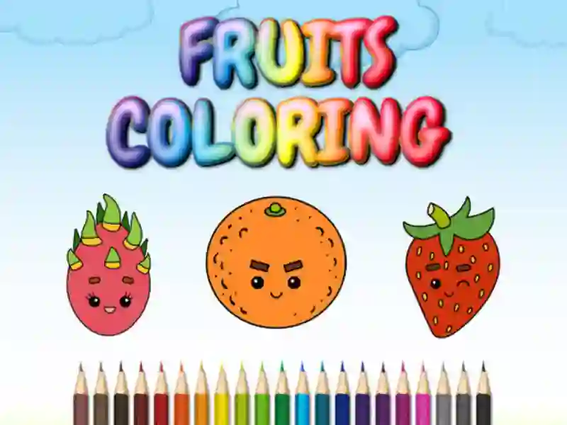 FRUITS COLORING — δωρεάν online παιχνίδι