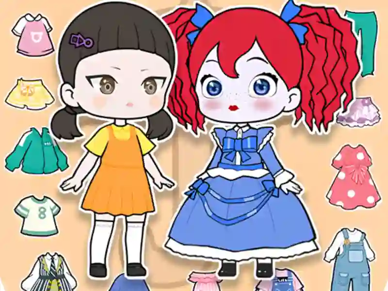 Cute Doll Dress Up — δωρεάν online παιχνίδι